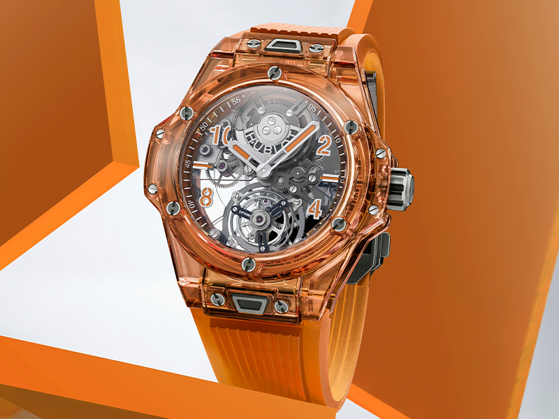 Hublot Big Bang Tourbillon Automatic Orange Sapphire