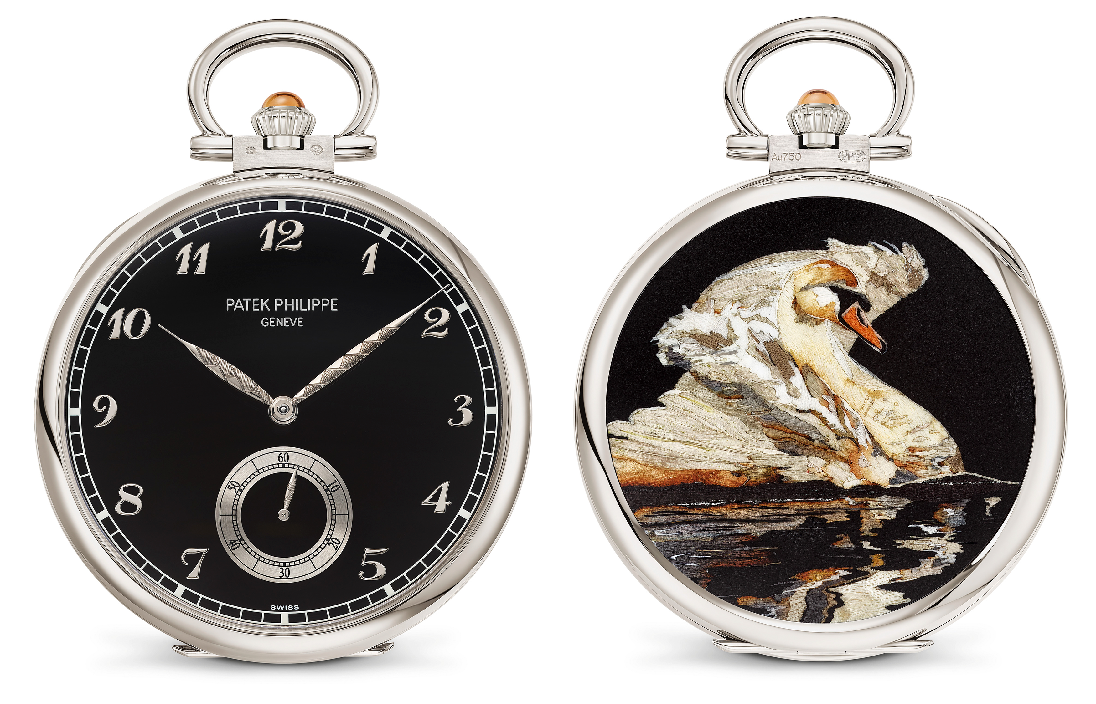 Reloj de bolsillo 995/130G-001 "Swan". 